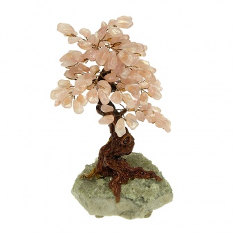 Дерево счастья из розового кварца «Сакура»